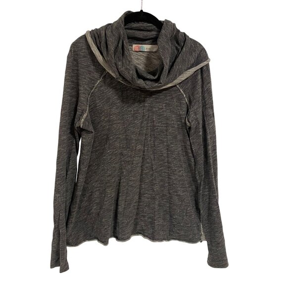 Free People Beach Cocoon Cowl Neck‎ Pullover Gray Top Size XS/S - Picture 1 of 7